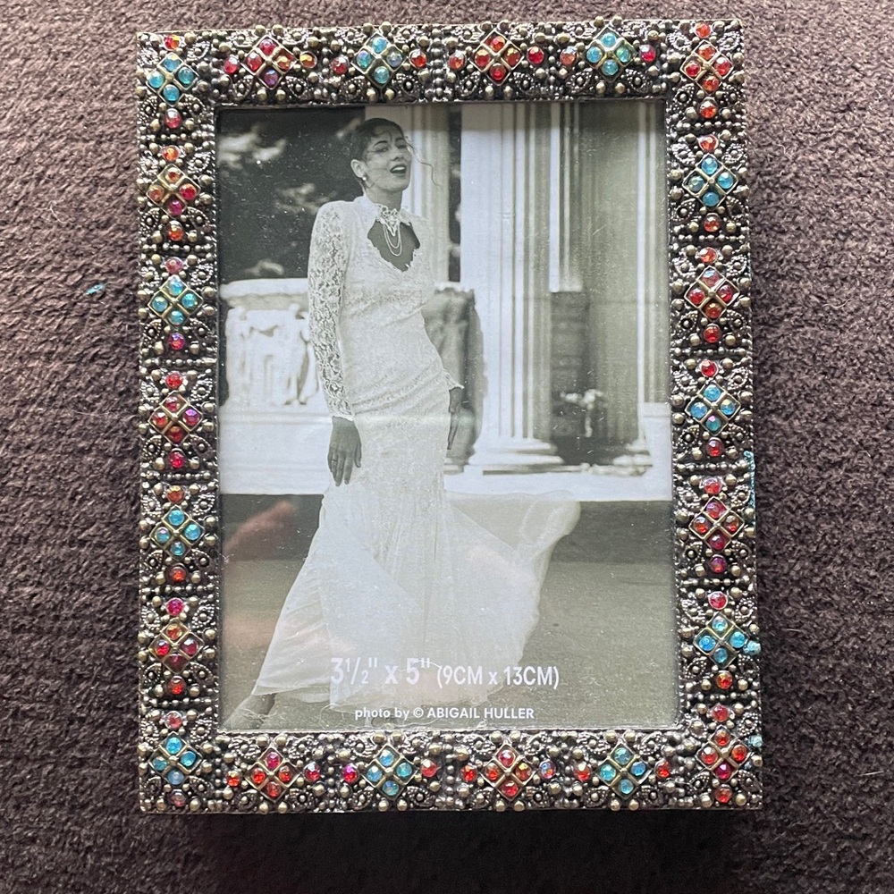 Colorful Beaded Photo Frame - Picture 2 of 7